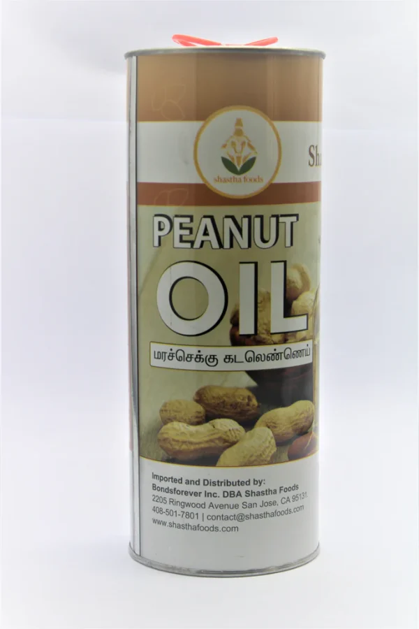 Shastha: Peanut Chekku / Cold Pressed Oil (1 Ltr)